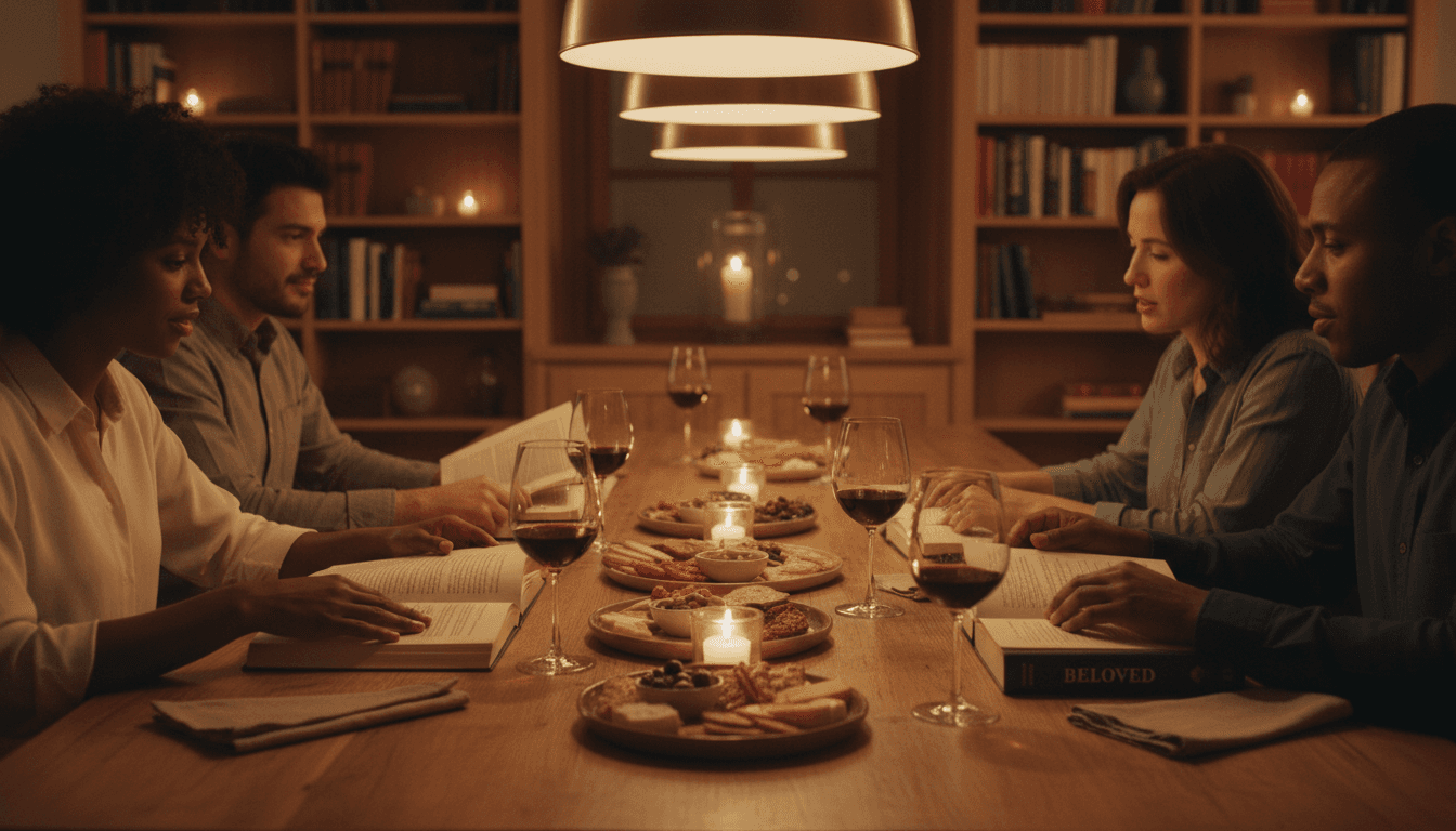 A relaxed meetup with snacks and heavy opinions